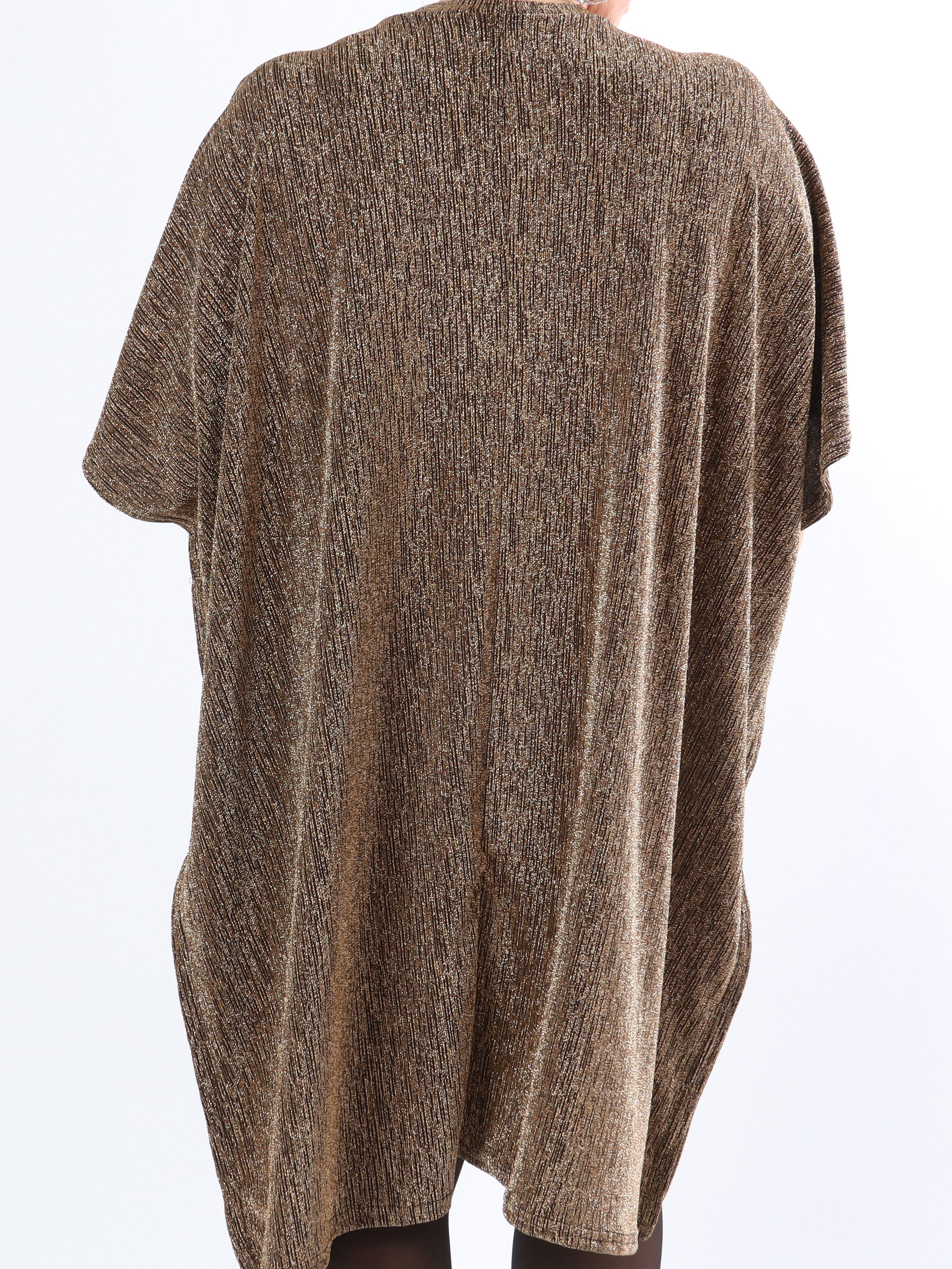 Mayte - Plus size glimmerkjole med lynlås